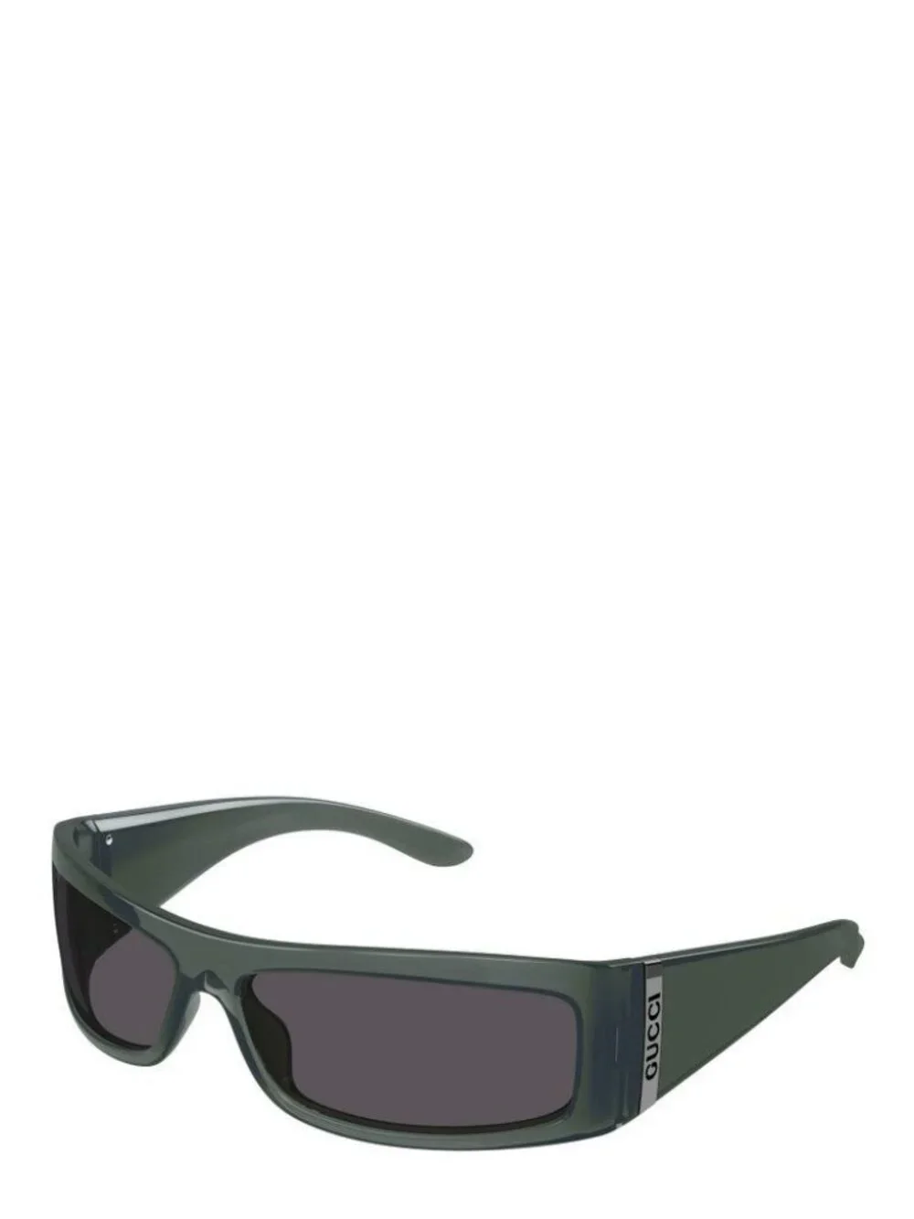 NWT Gucci Sunglasses GG1492S 001 Green Shield Eyewear
